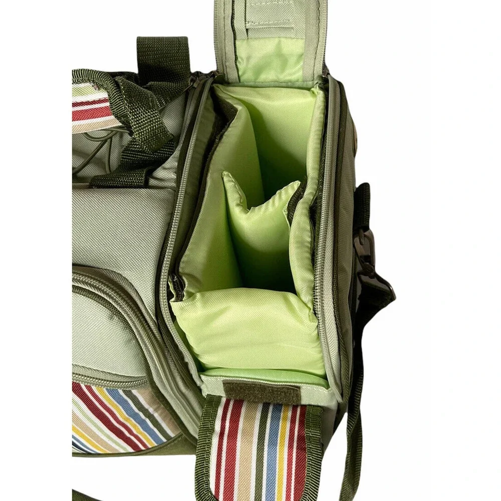 NEW Picnic Time Riviera Collection Malibu Insulated Picnic Cooler Tote For 2‎